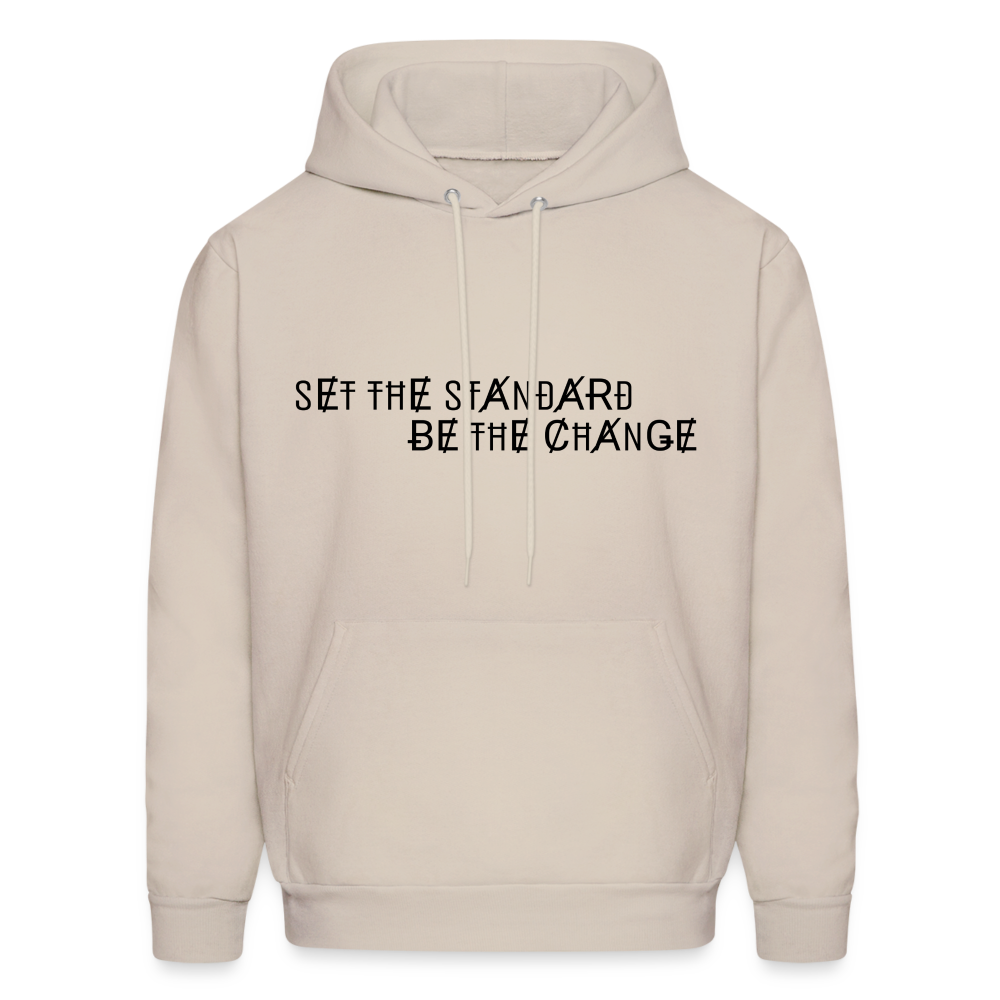 Hoodie Standard/Change (Black) - Sand