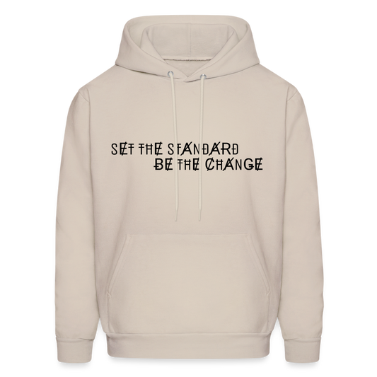 Hoodie Standard/Change (Black) - Sand