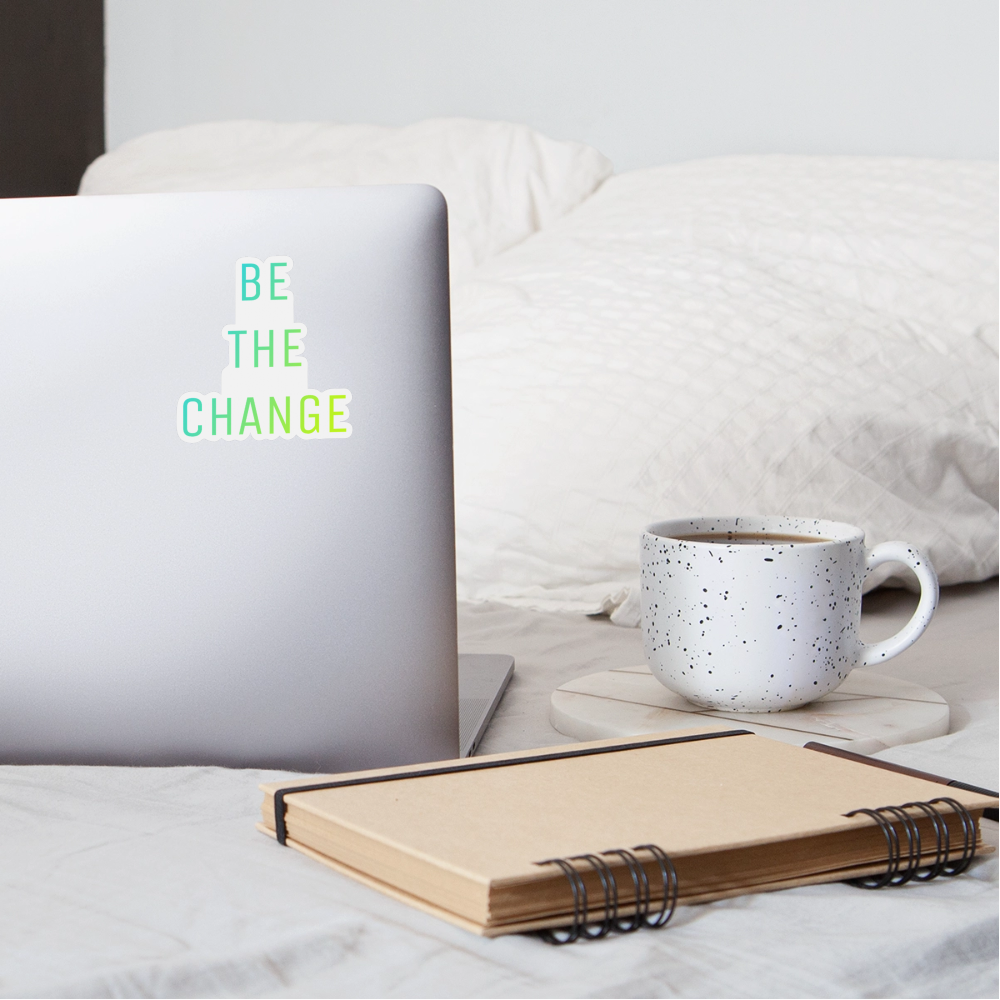 GAIA Change Sticker - white matte