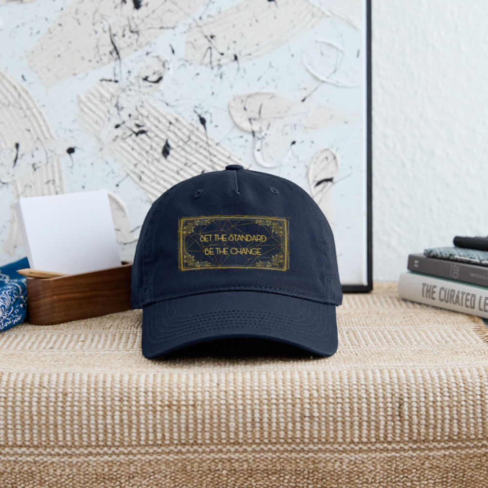Motto Gold Organic Snapback - navy