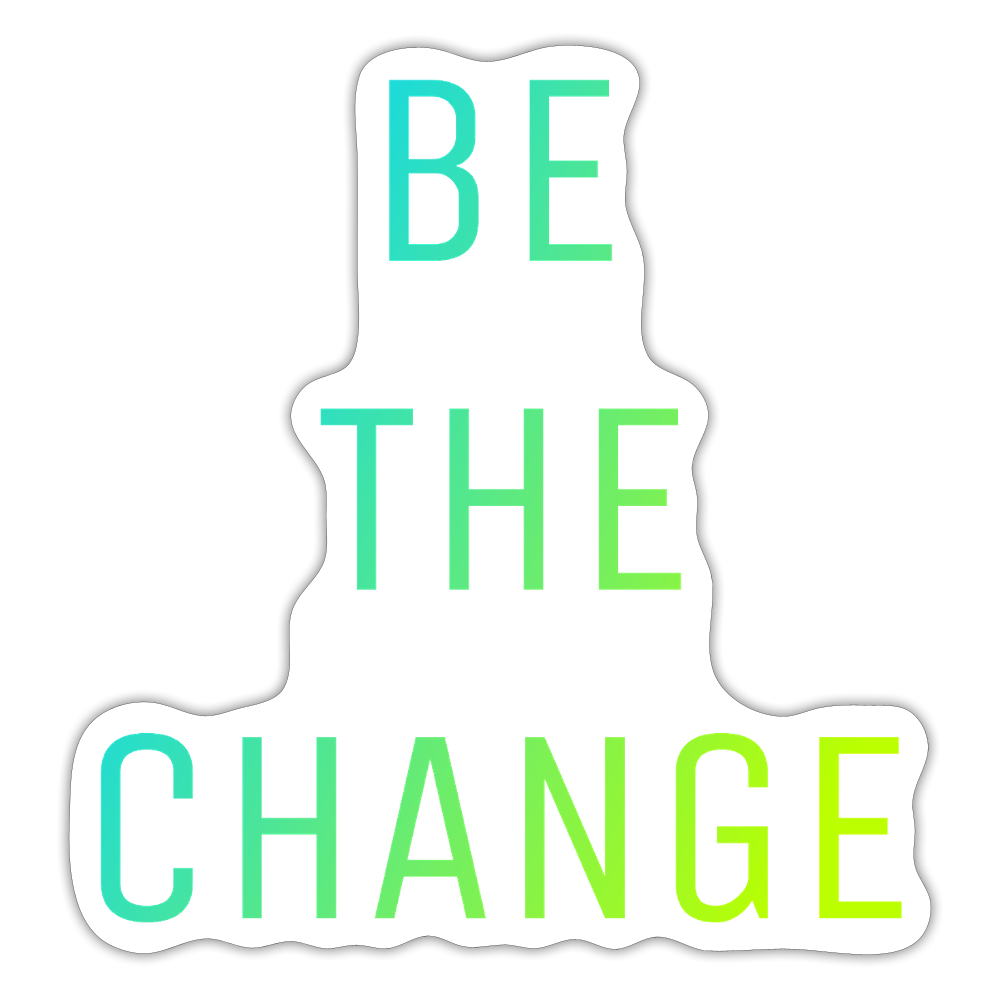 GAIA Change Sticker - white matte