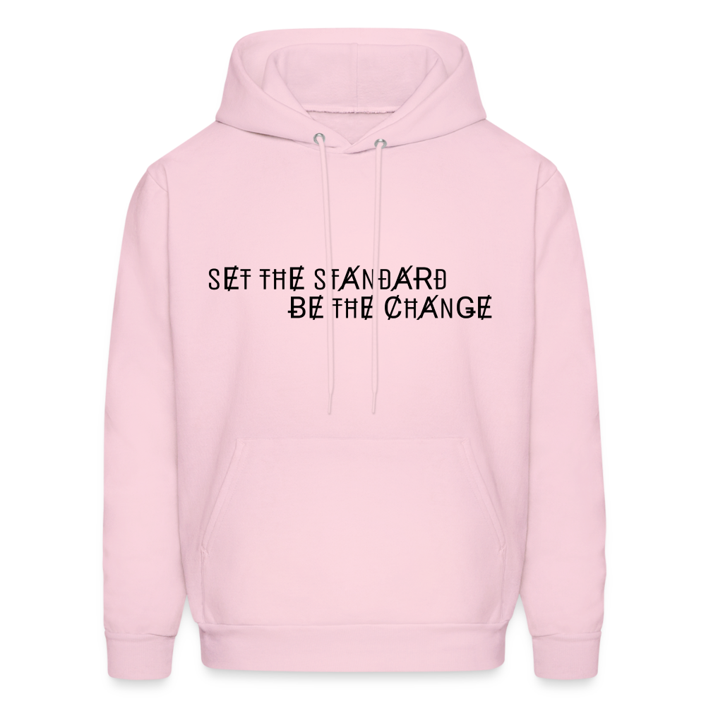 Hoodie Standard/Change (Black) - pale pink