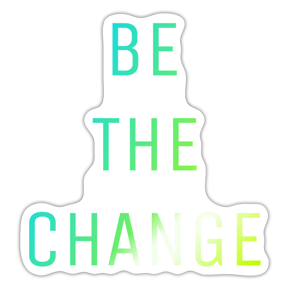 GAIA Change Sticker - white glossy