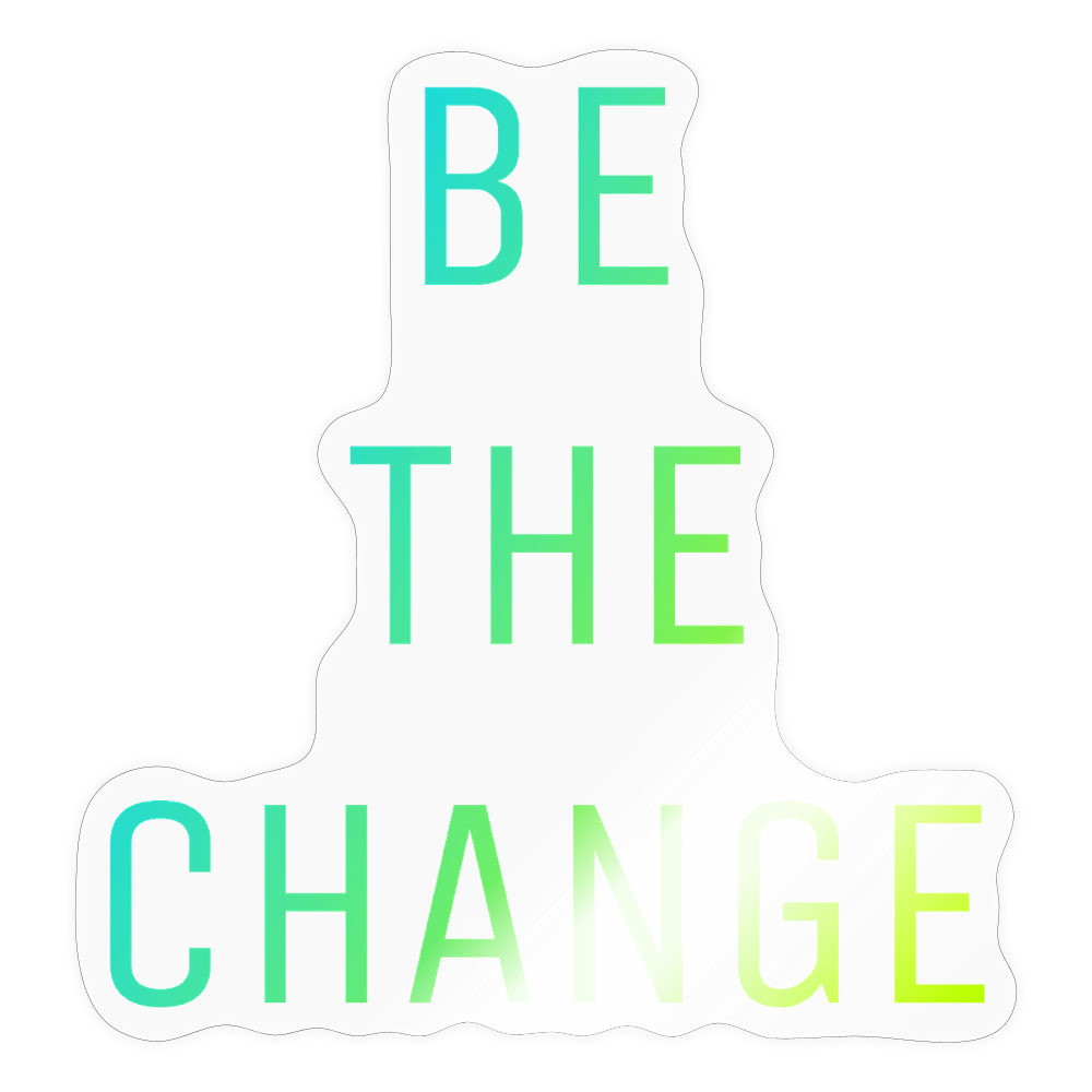 GAIA Change Sticker - transparent glossy